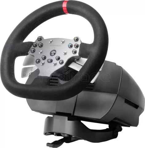Photo de Kit Volant, Pédalier et Levier de vitesse Mars Gaming MWH-RSX (Noir)