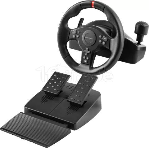 Photo de Kit Volant, Pédalier et Levier de vitesse Mars Gaming MWH-RSXOne (Noir)