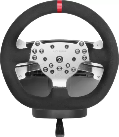 Photo de Kit Volant + Pédalier + Levier de vitesse Mars Gaming MWH-RSX (Noir)