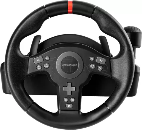 Photo de Kit Volant + Pédalier + Levier de vitesse Mars Gaming MWH-RSXOne (Noir)