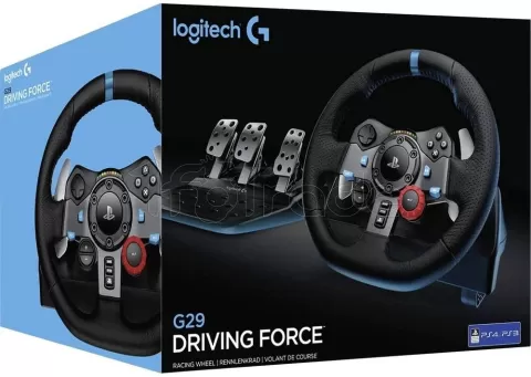 Photo de Kit Volant + Pédalier Logitech G29 Driving Force PC/PS3/PS4/PS5