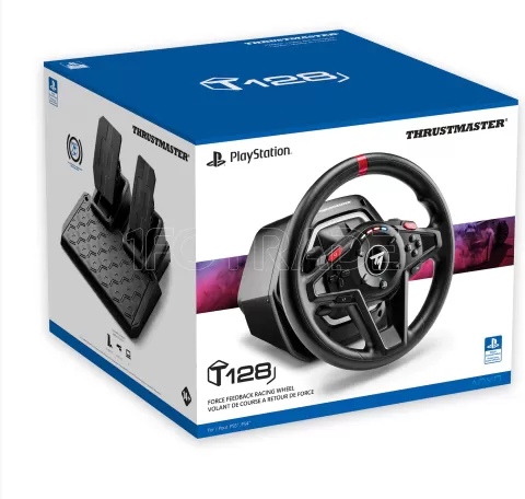 Photo de Kit Volant + Pédalier Thrustmaster T128 PlayStation