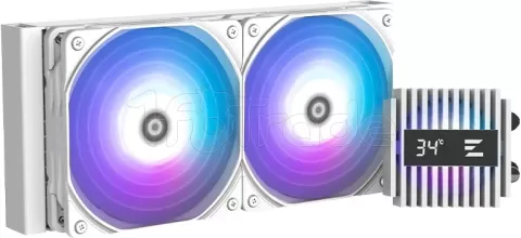 Photo de Kit Waterccoling AIO Zalman Alpha2 V2 RGB - 240mm (Blanc)