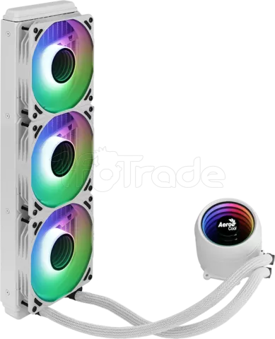 Photo de Kit Watercooling Aerocool Mirage L360 RGB (Blanc)