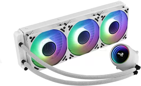 Photo de Kit Watercooling Aerocool Mirage L360 RGB (Blanc)