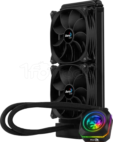 Photo de Kit Watercooling Aerocool Pulse L240 RGB (Noir)