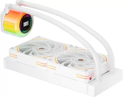 Photo de Kit Watercooling AIO 1stPlayer CC RGB - 240mm (Blanc)