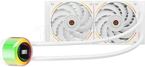 Photo de Kit Watercooling AIO 1stPlayer CC RGB - 240mm (Blanc)