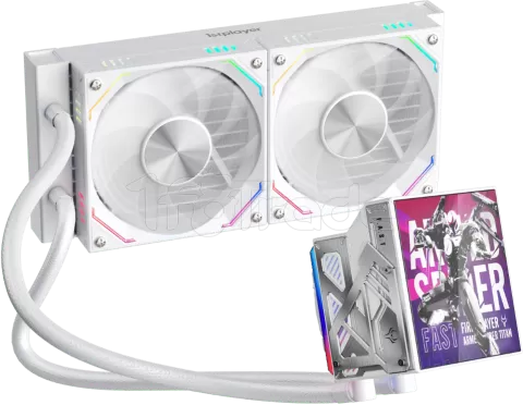 Photo de Kit Watercooling AIO 1stPlayer FT RGB - 240mm (Blanc)