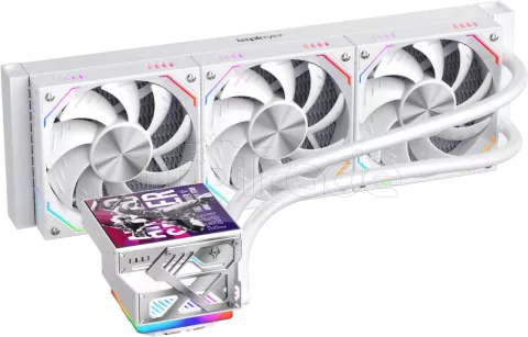 Photo de Kit Watercooling AIO 1stPlayer FT RGB - 360mm (Blanc)