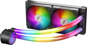 Photo de Kit Watercooling AIO 1stPlayer MT Infinite Space RGB - 240mm (Noir)