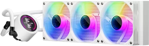 Photo de Kit Watercooling AIO 1stPlayer TS4 RGB - 360mm (Blanc)