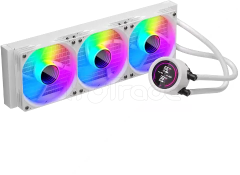 Photo de Kit Watercooling AIO 1stPlayer TS4 RGB - 360mm (Blanc)