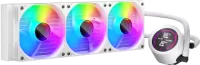 Photo de Kit Watercooling AIO 1stPlayer TS4 RGB - 360mm (Blanc)