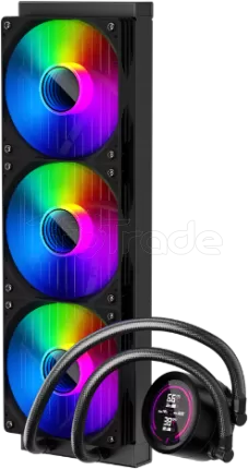 Photo de Kit Watercooling AIO 1stPlayer TS4 RGB - 360mm (Noir)