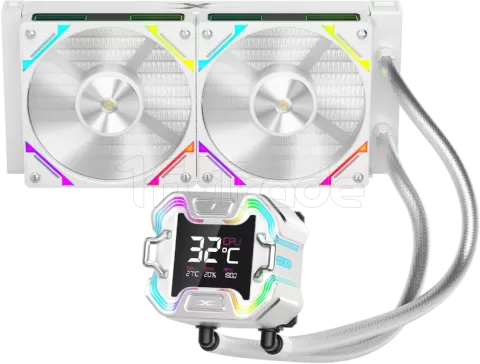 Photo de Kit Watercooling AIO 1stPlayer X-240E ARGB - 240mm (Blanc)