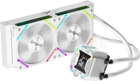 Photo de Kit Watercooling AIO 1stPlayer X-240E RGB - 240mm (Blanc)