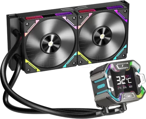 Photo de Kit Watercooling AIO 1stPlayer X-240E RGB - 240mm (Noir)
