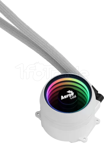 Photo de Kit Watercooling AIO Aerocool Mirage L240 RGB (Blanc)