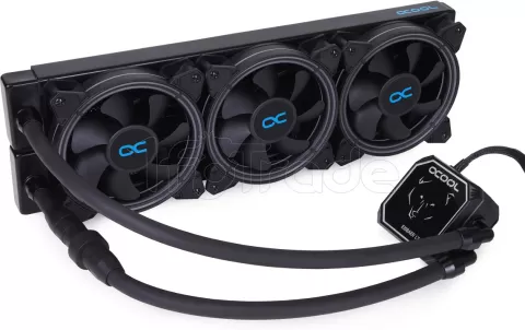 Photo de Kit Watercooling AIO Alphacool Eisbaer Aurora LT RGB - 360mm (Noir)