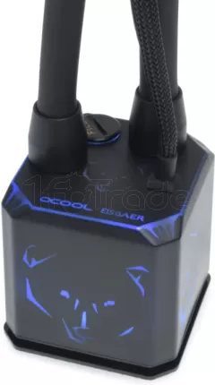 Photo de Kit Watercooling AIO Alphacool Eisbaer Aurora RGB - 280mm (Noir)