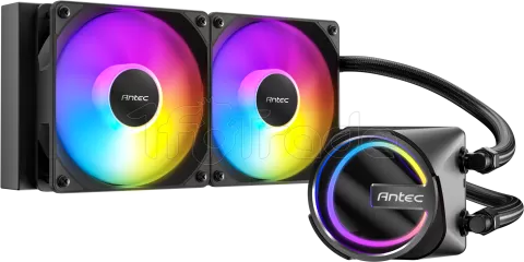 Photo de Kit Watercooling AIO Antec Skeleton RGB - 240mm (Noir)