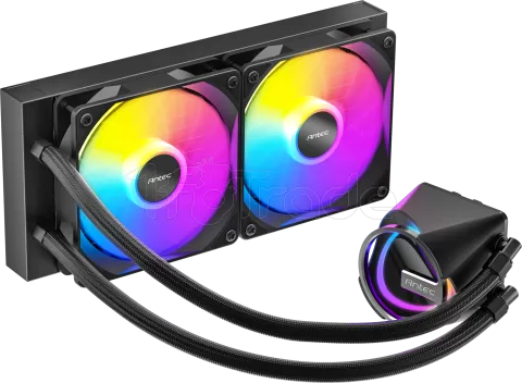 Photo de Kit Watercooling AIO Antec Skeleton RGB - 240mm (Noir)