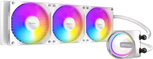 Photo de Kit Watercooling AIO Antec Skeleton RGB - 360mm (Blanc)