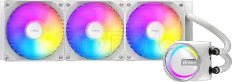 Photo de Kit Watercooling AIO Antec Skeleton RGB - 360mm (Blanc)