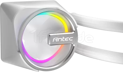Photo de Kit Watercooling AIO Antec Skeleton RGB - 360mm (Blanc)