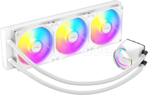 Photo de Kit Watercooling AIO Antec Skeleton RGB - 360mm (Blanc)