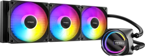 Photo de Kit Watercooling AIO Antec Skeleton RGB - 360mm (Noir)