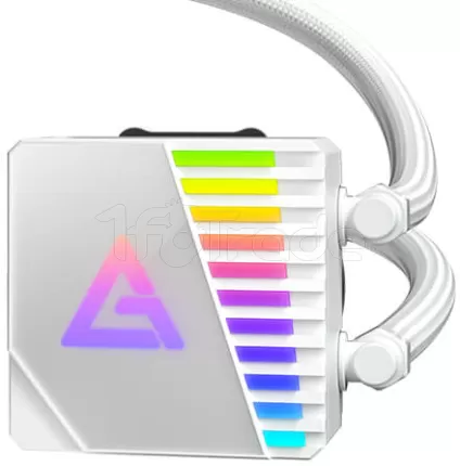 Photo de Kit Watercooling AIO Antec Symphony ARGB - 360mm (Blanc)