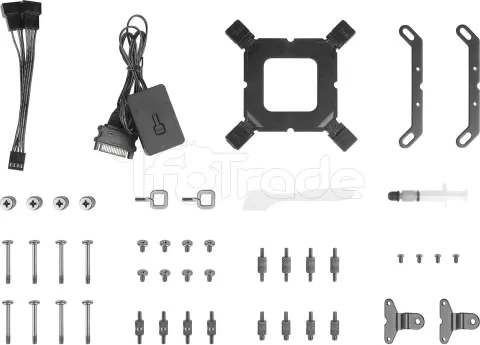 Photo de Kit Watercooling AIO Antec Vertex RGB - 240mm (Noir)