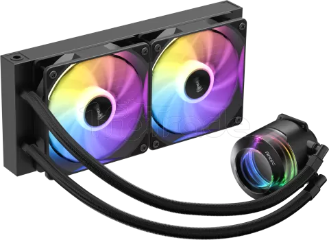 Photo de Kit Watercooling AIO Antec Vortex Lum RGB - 240mm (Noir)