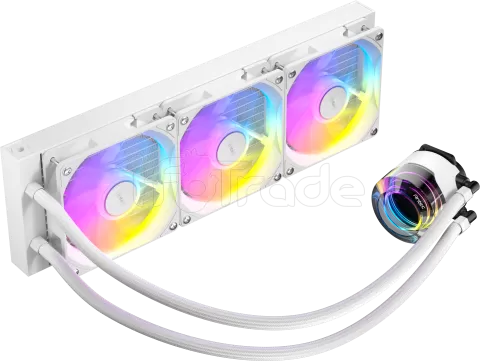 Photo de Kit Watercooling AIO Antec Vortex Lum RGB - 360mm (Blanc)