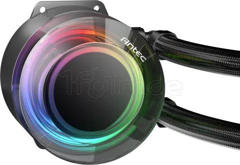 Photo de Kit Watercooling AIO Antec Vortex Lum RGB - 360mm (Noir)