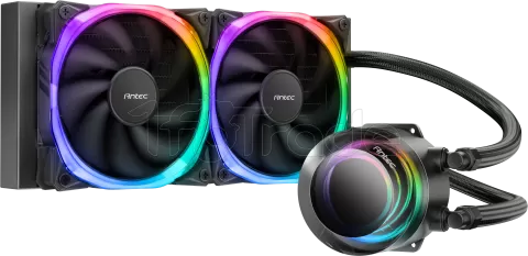 Photo de Kit Watercooling AIO Antec Vortex RGB - 240mm (Noir)