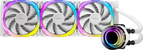 Photo de Kit Watercooling AIO Antec Vortex RGB - 360mm (Blanc)