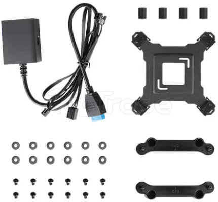 Photo de Kit Watercooling AIO Antec Vortex View RGB - 360mm (Noir)