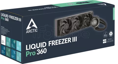 Photo de Kit Watercooling AIO Arctic Liquid Freezer III Pro - 360mm (Noir)