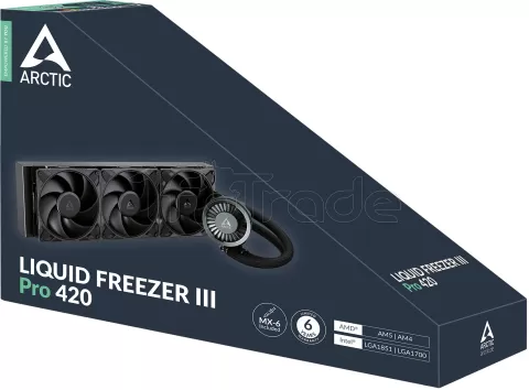 Photo de Kit Watercooling AIO Arctic Liquid Freezer III Pro - 420mm (Noir)