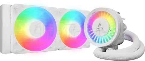Photo de Kit Watercooling AIO Arctic Liquid Freezer III Pro RGB - 240mm (Blanc)