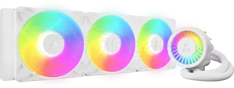 Photo de Kit Watercooling AIO Arctic Liquid Freezer III Pro RGB - 420mm (Blanc)