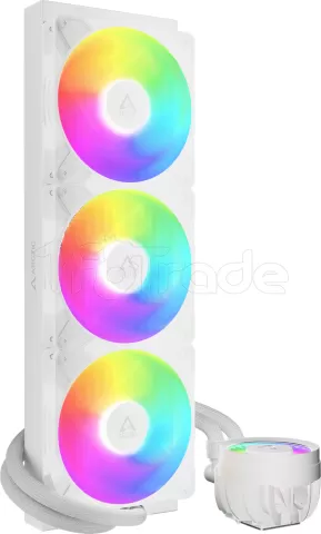 Photo de Kit Watercooling AIO Arctic Liquid Freezer III Pro RGB - 420mm (Blanc)