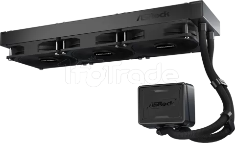 Photo de Kit Watercooling AIO ASRock Challenger Pure - 360mm (Noir)