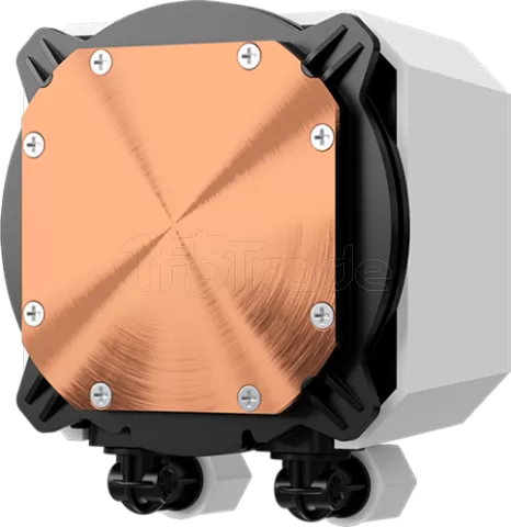 Photo de Kit Watercooling AIO ASRock Pro RGB - 240mm (Blanc)