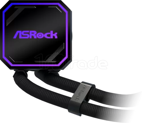 Photo de Kit Watercooling AIO ASRock Pro RGB - 240mm (Noir)