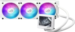 Photo de Kit Watercooling AIO Asus Rog RYUJIN III extreme ARGB - 360mm (Blanc)