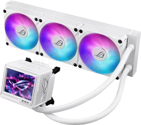 Photo de Kit Watercooling AIO Asus Rog RYUJIN III extreme ARGB - 360mm (Blanc)